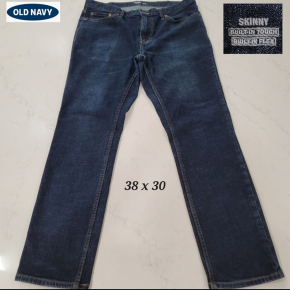 Old Navy Other - 38 x 30 Old Navy Mens Jeans Stretch Skinny Rinse Wash